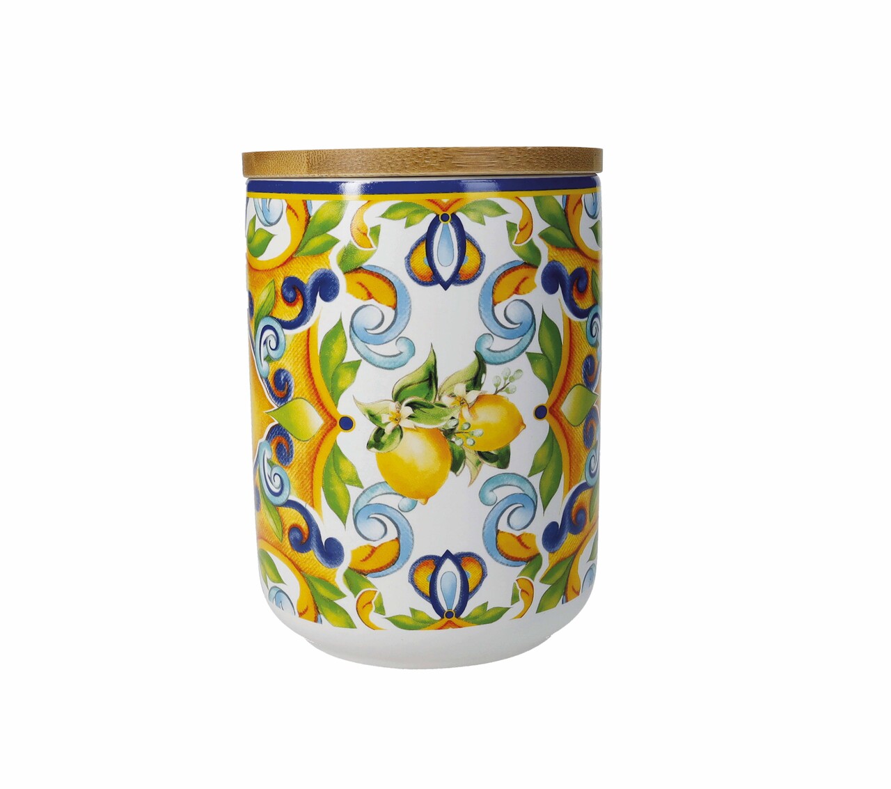 Recipient cu capac ermetic, Citrus, Brandani, D10x14.5 cm, 800 g, portelan New Bone China - imagine 3